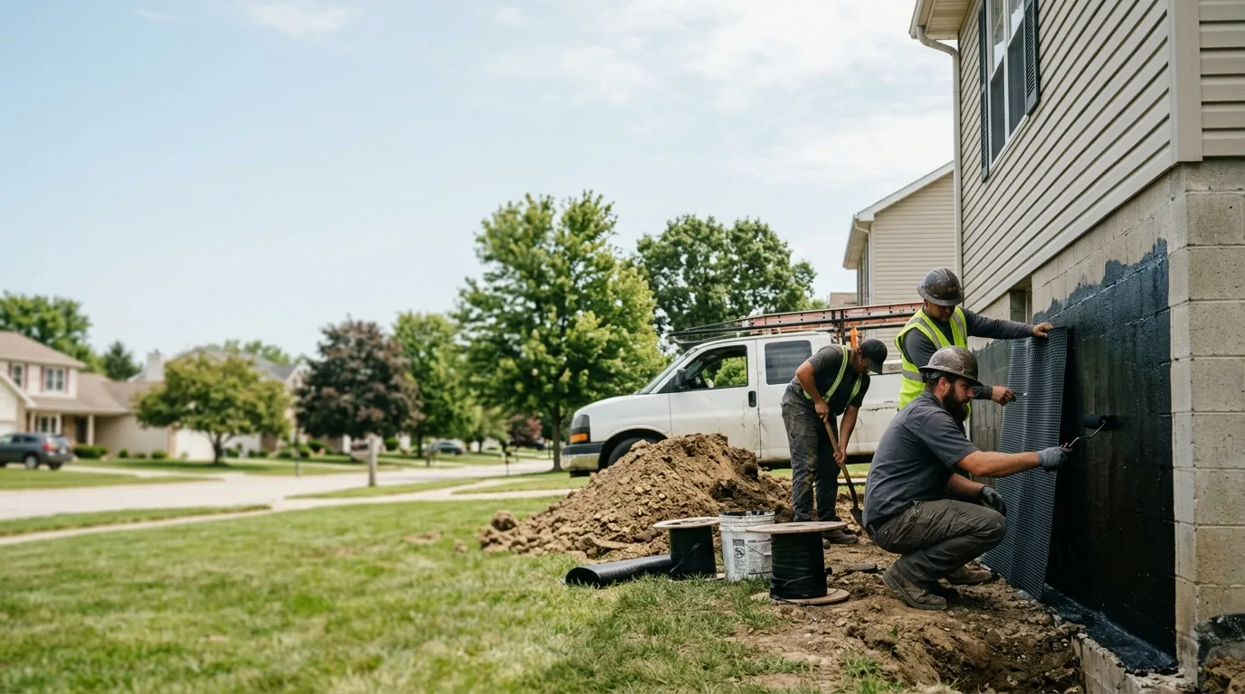 Basement Waterproofing in Pocahontas, IL near me